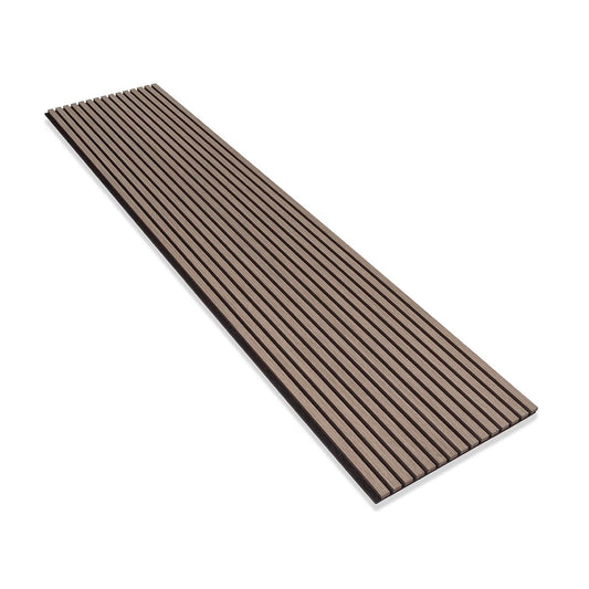 Akustikväggpaneler – Ljus valnöt – 270 x 60cm