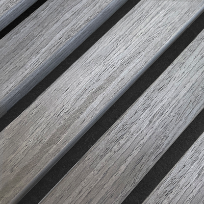 AkuPanel Grå Valnöt-Trä | 240cm x 60cm | 3-sidig äkta träfaner