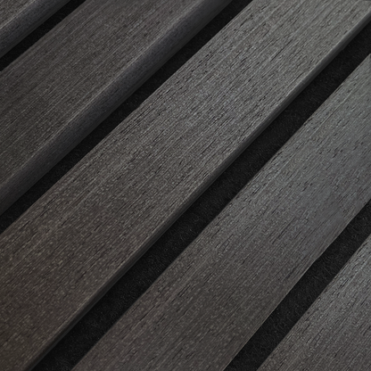 AkuPanel Zwart Eiken-Hout | 240cm x 60cm | 3-zijdig écht houtfineer