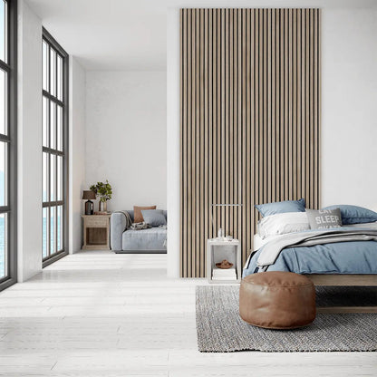 AkuPanel Naturel Eiken-Hout | 240cm x 60cm | 3-zijdig écht houtfineer