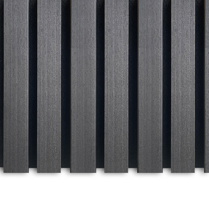 AkuPanel Antracit-Trä | 240 cm x 60 cm | 3-sidig äkta träfaner