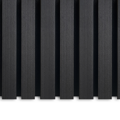 AkuPanel Zwart Eiken-Hout | 240cm x 60cm | 3-zijdig écht houtfineer