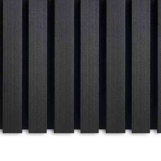 AkuPanel Zwart Eiken-Hout | 240cm x 60cm | 3-zijdig écht houtfineer