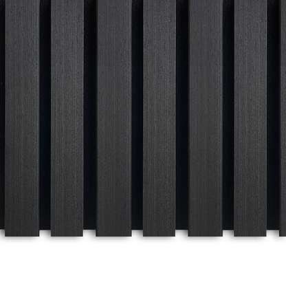 AkuPanel Zwart Eiken-Hout | 240cm x 60cm | 3-zijdig écht houtfineer