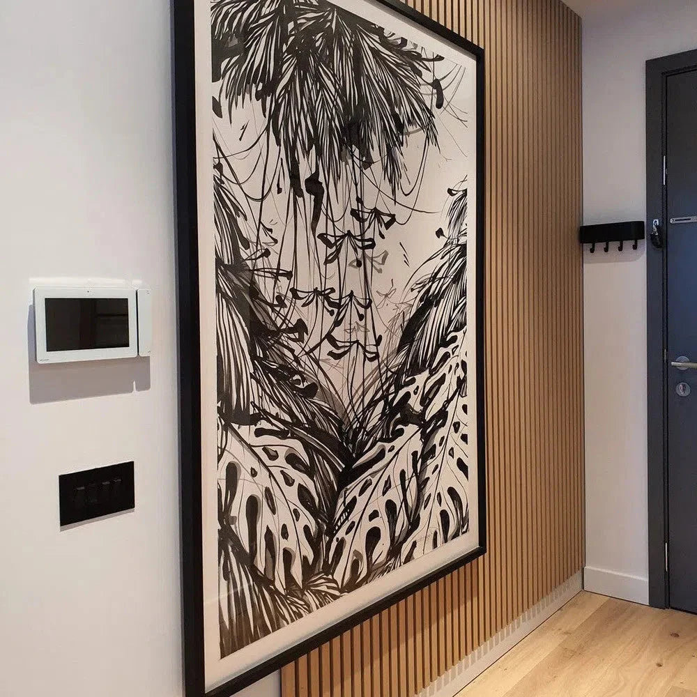AkuPanel Naturel Eiken-Hout | 240cm x 60cm | 3-zijdig écht houtfineer