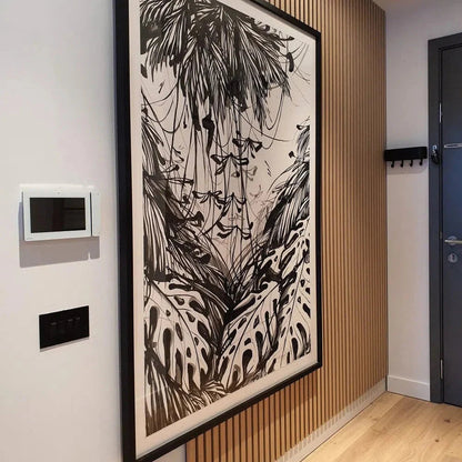AkuPanel Naturel Eiken-Hout | 240cm x 60cm | 3-zijdig écht houtfineer